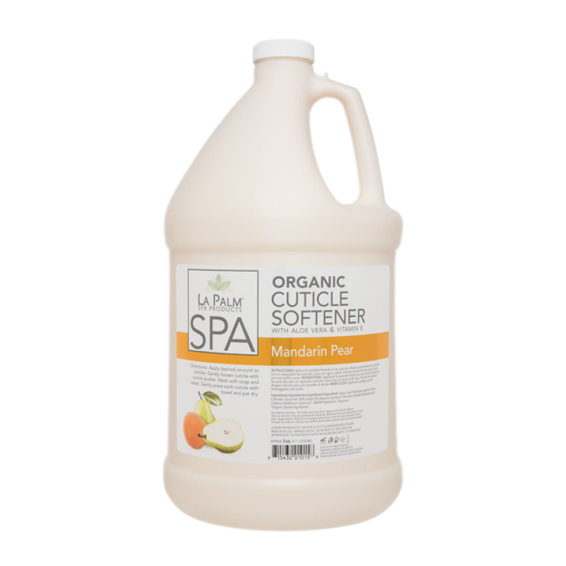 La Palm, Organic Cuticle Softener, Mandarin Pear, 1Gal KK